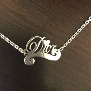 Silver Dior Necklace